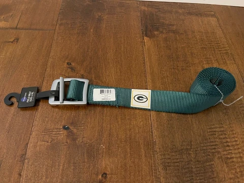 Green Bay Packers NFL Football Adjustable Green Field Belt L/XL 42-52 - New! Cover