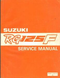 SUZUKI RG125 F,RG125 U WOLF,N,P,R 1992,1993,1994 FACTORY WORKSHOP MANUAL