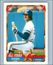 1990 Ames All-Stars Baseball ROBIN YOUNT #5 Ungraded MLB Milwaukee Brewers HOF