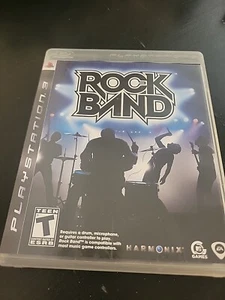 Rock Band For Sony PlayStation 3 PS3 Tested Disc, Case, Manual Video Game Good - Picture 1 of 3