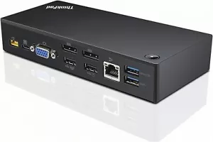 Lenovo ThinkPad USB-C Dock Type 40A9 with FREE SHIPPING - Picture 1 of 8