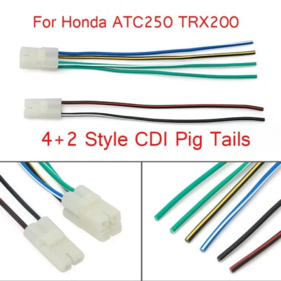 For Honda CDI Pigtail Repair Plug Connector ATC 250 R ES TRX 200SX ATC200X TRX70 Foto 1 de 4