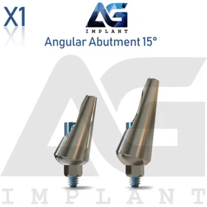 Pilar angular 15° estético titanio para dental hexagonal 2,42 mm - Imagen 1 de 4