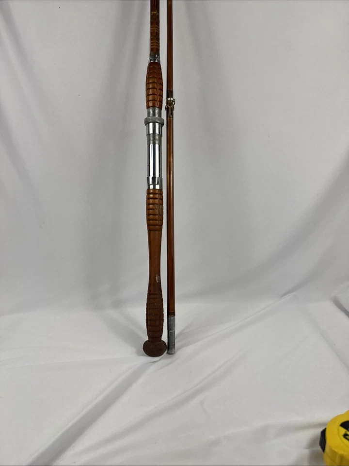 Caña de pescar Montague Dreadnought genuina Tonkin de 6 pies de colección - dos piezas Foto 1 de 4