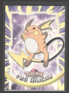 #26 Raichu | 1999 Pokémon TV Anime S1 | EX | Black Logo - Picture 1 of 2