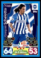 Match Attax2017/18 EXTRA Ezequiel Schelotto Brighton Squad Updates No. U8