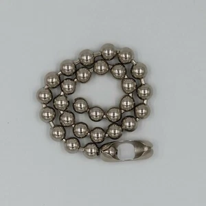 Retro big ball chain necklace or bracelet heavy metal 90s 1/2 Inch 13mm Balls - Picture 1 of 3