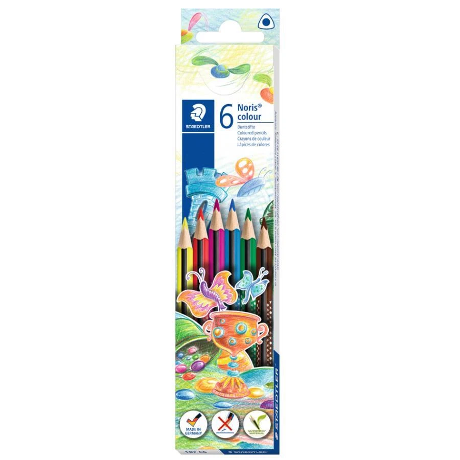 STAEDTLER Dreikant-Buntstift Noris colour, 6er Kartonetui - Bild 1 von 1