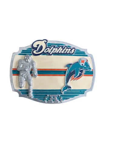 MIAMI DOLPHINS BUCKLE OFFICIALLY LICENSED BRAND NEW! Cover