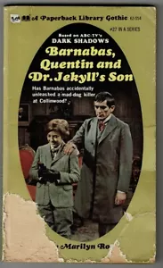 Barnabas Quentin and Dr. Jekyll's Son by Marilyn Ross 1971 1st ed. PB - Imagen 1 de 3