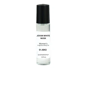 Jovan White Musk (Women) Body Oil Fragrance Similar Scent 10 ml Roll-On 1/3 oz - Picture 1 of 5
