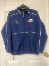 Authentic Warrior Hockey Jacket Adult XS Saginaw Jr Spirit Navy Blue 