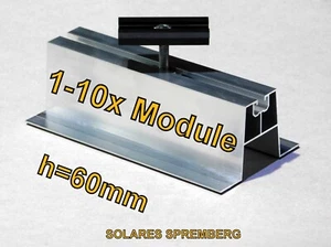 Substantulum trapezoidal roof facade bitum roof for 1-10x PV module in series - Picture 1 of 86