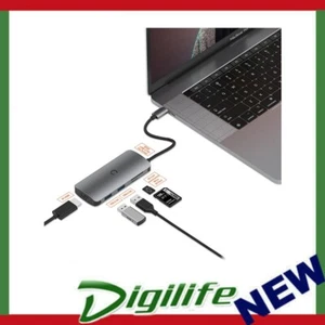 Cygnett Unite PocketMate 6-in-1 USB-C Multiport Hub Adapter Dock 2xUSB-A 3.0 1xU - Picture 1 of 1