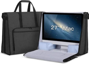 Damero Black Carrying Tote Bag Compatible with Apple 27" iMac Computer - Picture 1 of 10