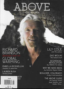 Above Magazine Richard Branson Global Warming Isabella Rossellini Lily Cole 2010 - Imagen 1 de 12