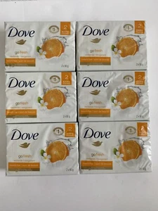 (6x2) X Dove Go Fresh Revitalize Beauty Bar Mandarin and Tiare 90 gr - Picture 1 of 3