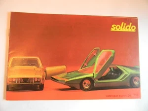 SOLIDO 1972 CATALOG - 24 PAGES - Picture 1 of 3