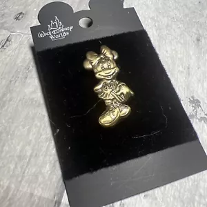 Pin Estatua Dorada Minnie Mouse Parques Raros Disney Pin Dorado Minnie 3D Nuevo En Tarjeta - Imagen 1 de 3