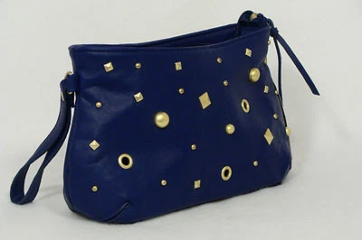 Bolso de Cosméticos Victoria's Secret Azul Baguette con Estrás en la Parte Frontal Foto 1 de 3