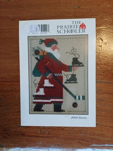 2009 "The Prairie Schooler" Santa Counted Cross Stitch Pattern Cardstock - Picture 1 of 1