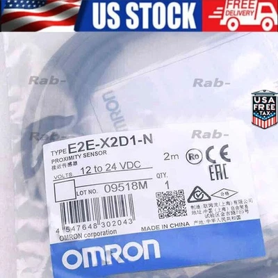 1PC New Omron E2E-X2D1-N Proximity Switch Sensor E2E-X2D1N In Box US Free TAX - Image 1 of 4