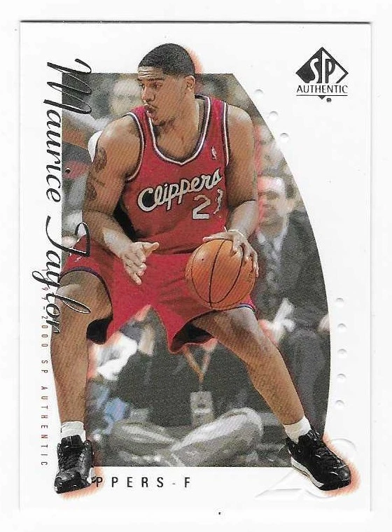 1999-00 SP Authentic Maurice Taylor Los Angeles Clippers Basketball Card #35 - Image 1 of 2