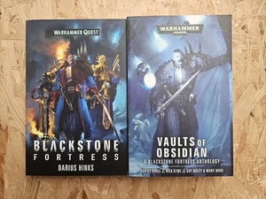 Warhammer 40k Blackstone Fortress & Vaults of Obsidian Paperbacks Black Library - Picture 1 of 6