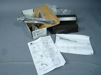 Hager 5300 Series Grade 1, Heavy Duty Door Closer Multi Mount Black Finish