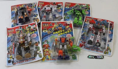 Lote de 6 Juguetes Polyfect KO Robot Transformador Juguetes Nuevos en Tarjeta Foto 1 de 4