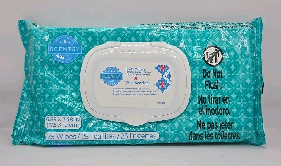 Toallitas corporales Scentsy Wild Seaside Foto 1 de 1