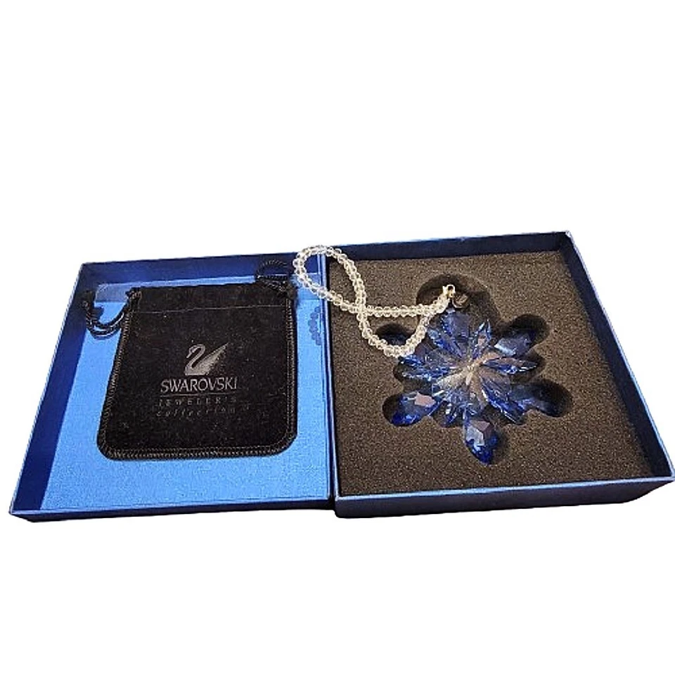 Swarovski Frozen Disney Cristal Navidad Copo de Nieve Adorno Nuevo en Caja Foto 1 de 4