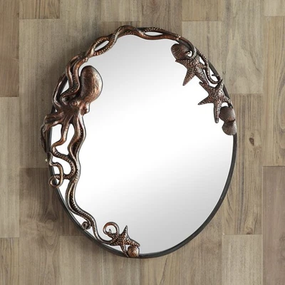 SPI Octopus Oval Wall Mirror - Image 1 of 2