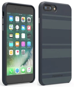 PureGear Minuit Bleu Soft-Tek Étui Housse pour IPHONE 8 Plus/7 Plus / 6 Plus - Photo 1 sur 7
