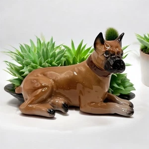 Ceramic figurine of a Boxer dog. CHARITY Donation. 100% Goes To PAWS CHICAGO - Picture 1 of 7
