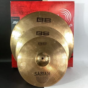 Sabian XSR5005GB Promotional Cymbal Set - No 18'' Crash Cymbal - Original Box - Picture 1 of 16
