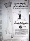 1961 Bur-Mil Cameo Dress Sheers Nylons Stockings Hosiery Twice The Wear Ad
