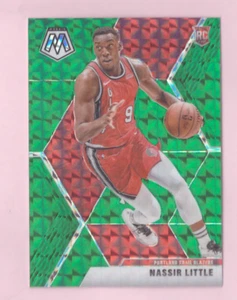 2019/20 Panini Mosaic NASSIR LITTLE Green Mosaic Reactive Prizm Rookie Blazers - Picture 1 of 1