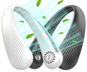 Portable Hanging Neck Fan Cooler USB Rechargeable very comfortable - Picture 1 of 5