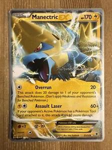 Manectric EX World Championship ULTRA RARE 23/119 Pokemon Xy Phantom Forces MP - Picture 1 of 2