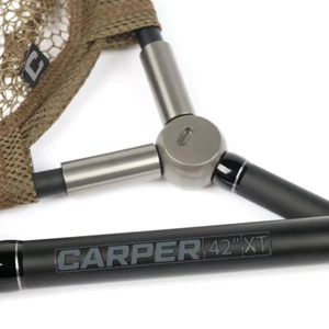 Karpfenfischen XT Landing Net Carbon 42 Zoll 2 Stück Griff grob - Carper Tackle - Bild 1 von 16
