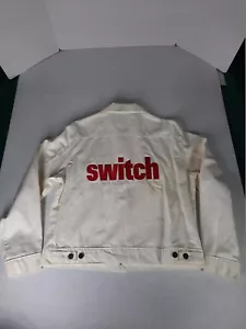 SWITCH Jacket Large Vintage Denim HBO Movie Promo 90s NWOT USA - Picture 1 of 13
