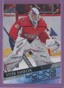 2020 20-21 UD YOUNG GUNS WASHINGTON CAPITALS VITEK VANECEK #211 ROOKIE - Picture 1 of 2