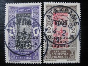 TOGO GERMAN COLONY valuable used French Occupation stamp lot!