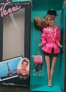 Muñeca de moda vintage 1992 Vanna White Paris edición limitada HSC de Totsy NUEVA EN CAJA - Imagen 1 de 7