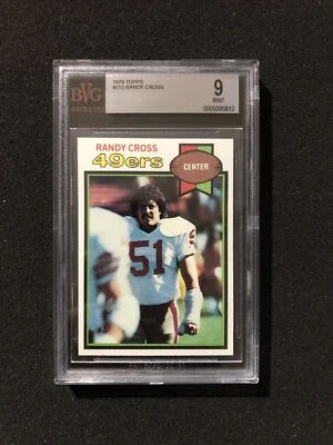 1979 Topps Football RANDY CROSS #513 BVG/BGS GRADED 9 - MINT - Image 1 of 2