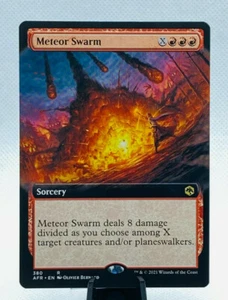 METEOR SWARM *EXTENDED ART* - AFR - MTG - RED - SORCERY - RARE - NM - Picture 1 of 3