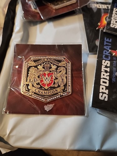 CHAMPION Spilla cintura campionato WWE UK Regno Unito di Loot Crate Slam Lootcrate