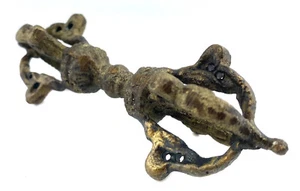 Vajra Dorje Donnerkeil Vajrayana … Ritualobjekt … Messing … Indien … 11cm lang - Bild 1 von 2