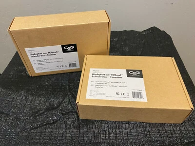 Transmisor y receptor extensor DisplayPort HDBaseT sobre Cat5 C2G 29302 y 29299  Foto 1 de 4